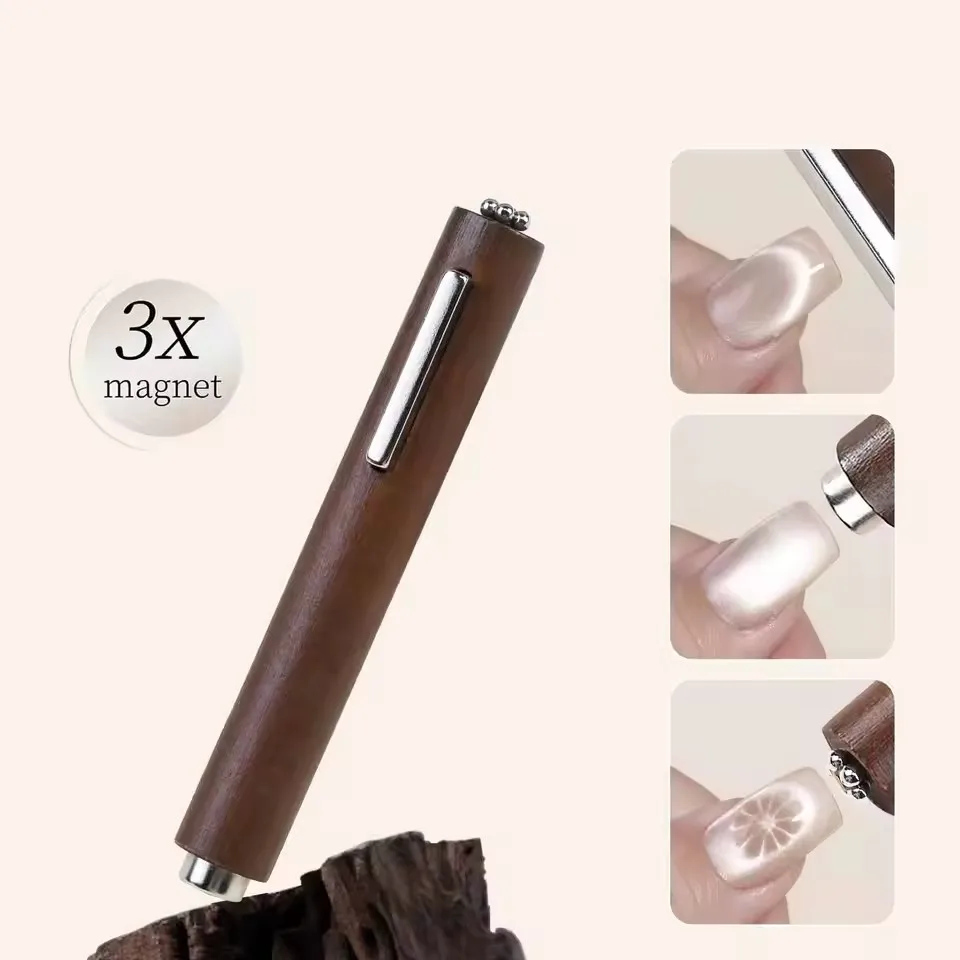 3-in-1 multifunctionele magnetische Cat's Eye-gel grote cilinder magnetisch voor nagellak