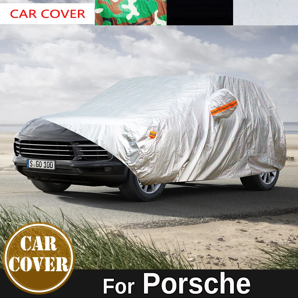 

Full Car Cover Auto Outdoor Sun Rain Snow Protection Cover Waterroof For Porsche Cayenne Macan Panamera Taycan