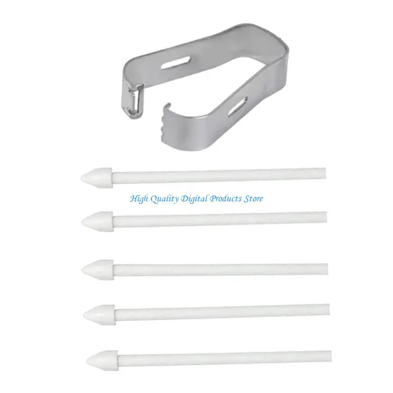 U2JE 5PCSペン交換のチップセットタブレットの安全なクリップアタッチメントS6 T860 T865/S6モデルデジタルデバイス