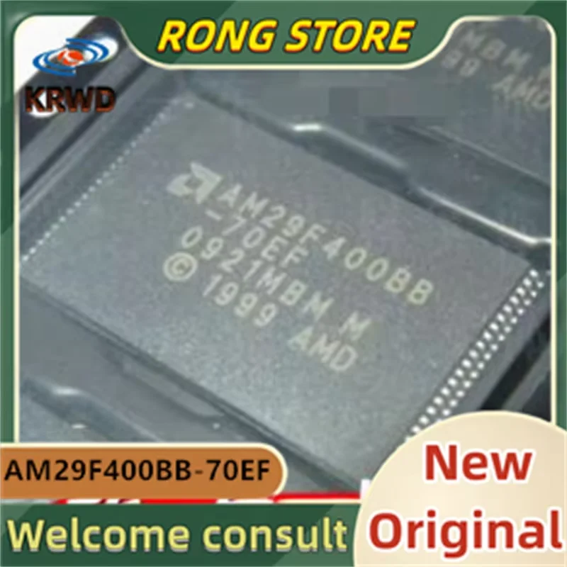 

(2PCS) AM29F400BB-70EF AM29F400BB AM29F400 TSSOP-48 New and Original Chip IC