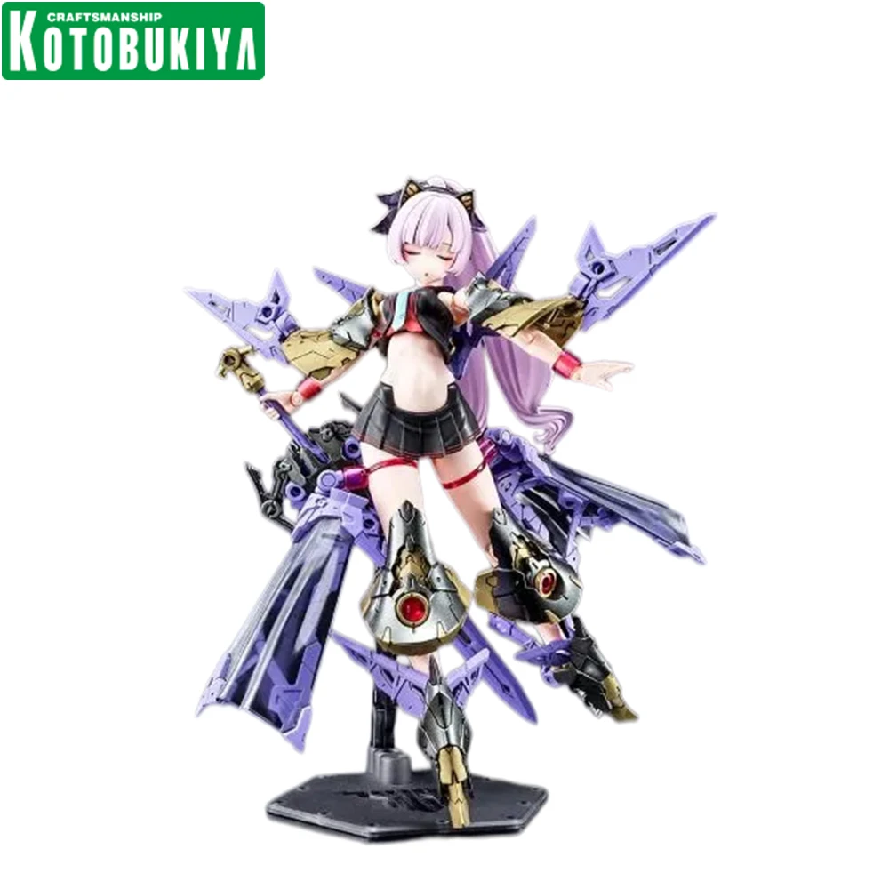 Коллекционная модель-конструктор Kotobukiya Megami Device Buster Doll Paladin Dark Claw (раскрашенная, в разобранном виде) — Меха-девушка для настольного декора