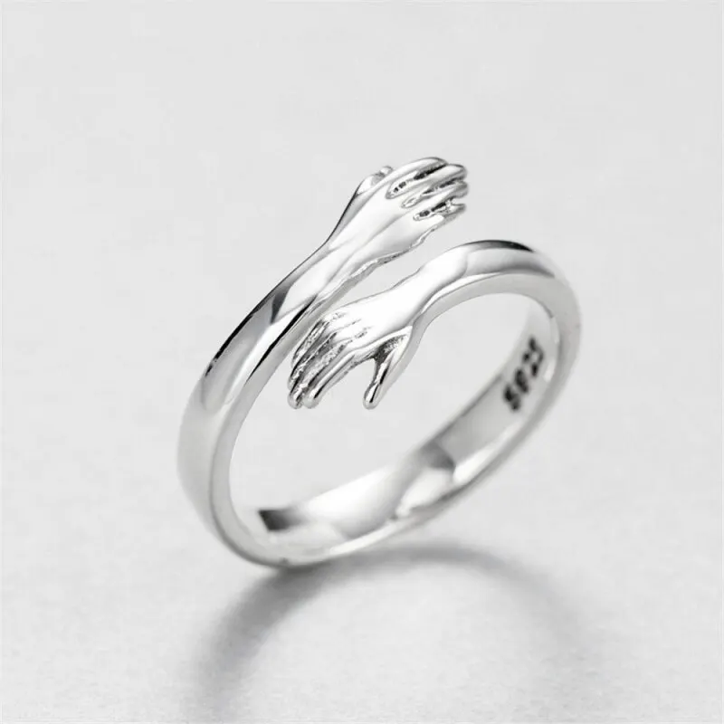 1pcs Antique Silver-plated Ring Ms Simple Mori Style Openings Can Be Adjusted To Embrace Hipster Jewelry