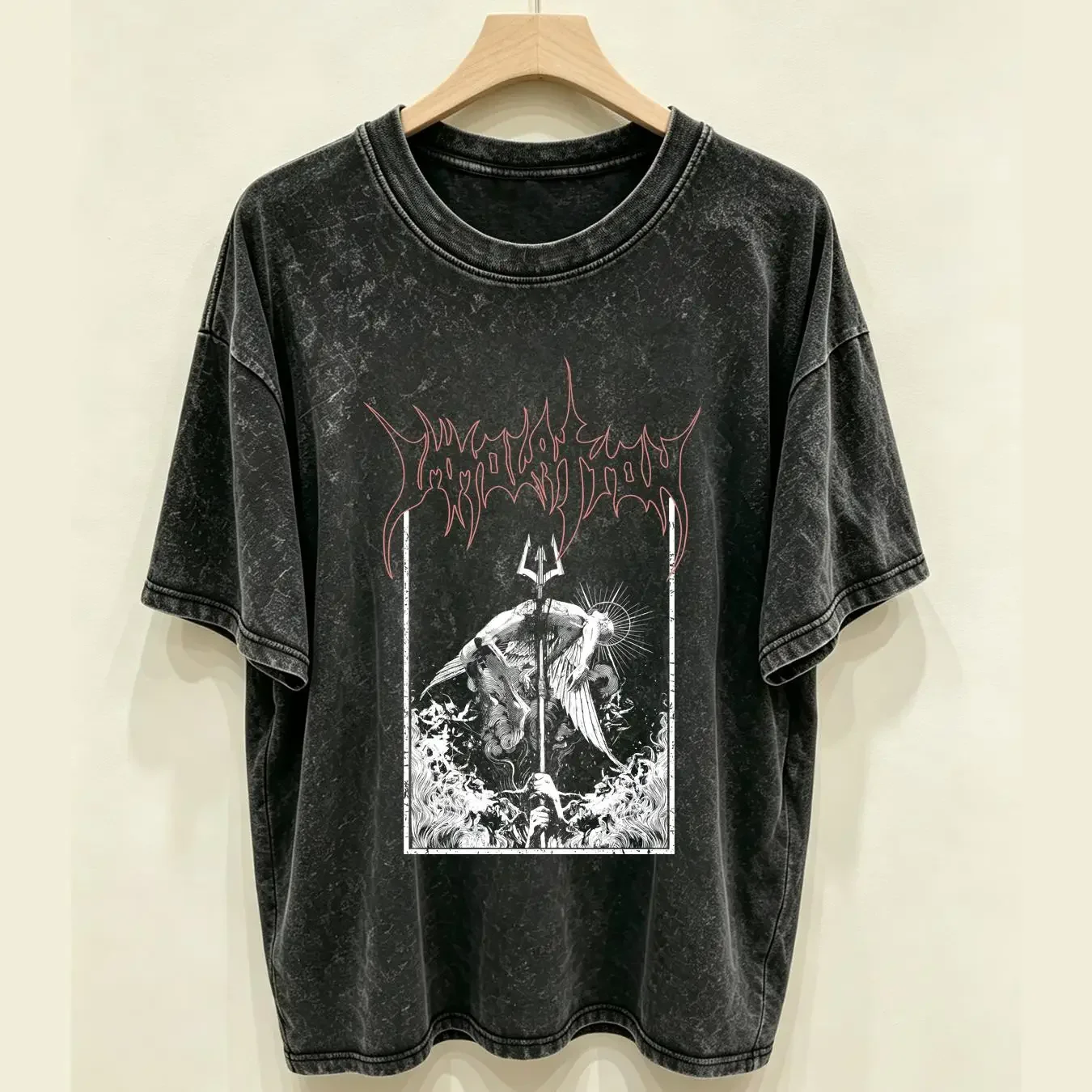 washed T Shirt IMMOLATION ATONEMENT TOUR DEATH METAL BLOOD INCANTATION MORBID ANGEL long or short sleeves vintage Washed