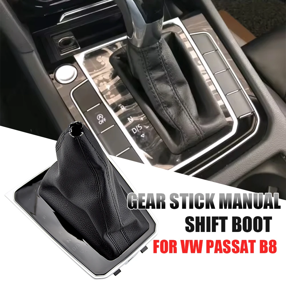 

Car Automatic Gear Frame Bracket Shift Handle Ball Cover For VW PASSAT B8