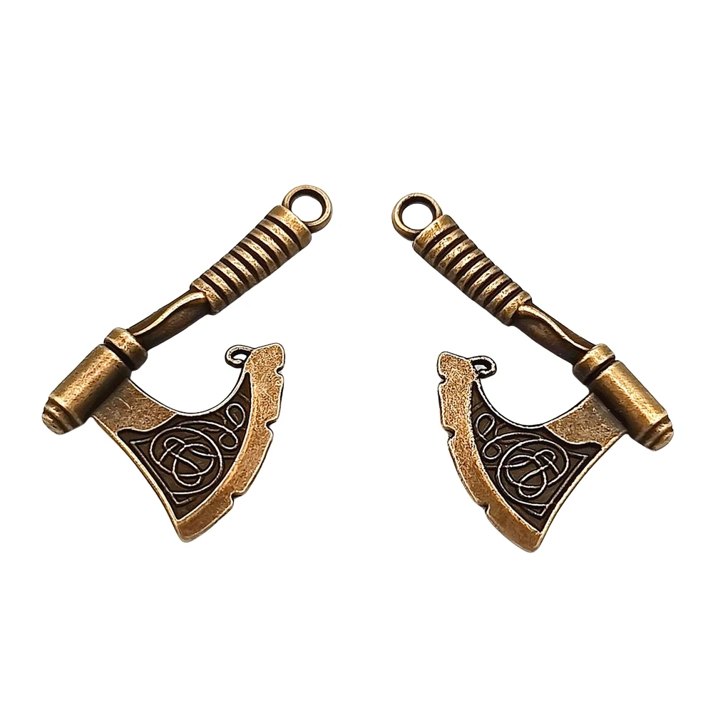 5pieces（Tool axe）vintage zinc alloy charm metal pendant DIY jewelry discovery making accessories3744