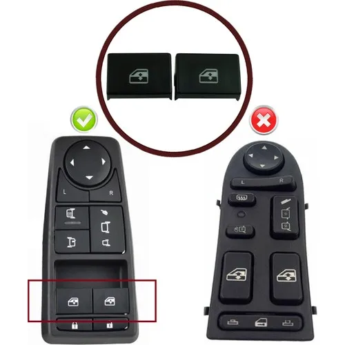 For Man For Tg Series 2000-2020 Drive Glass Opening Button Cover Set Oem Spare parts Car Repair Refurbishment In Turkish made Fast Shipping