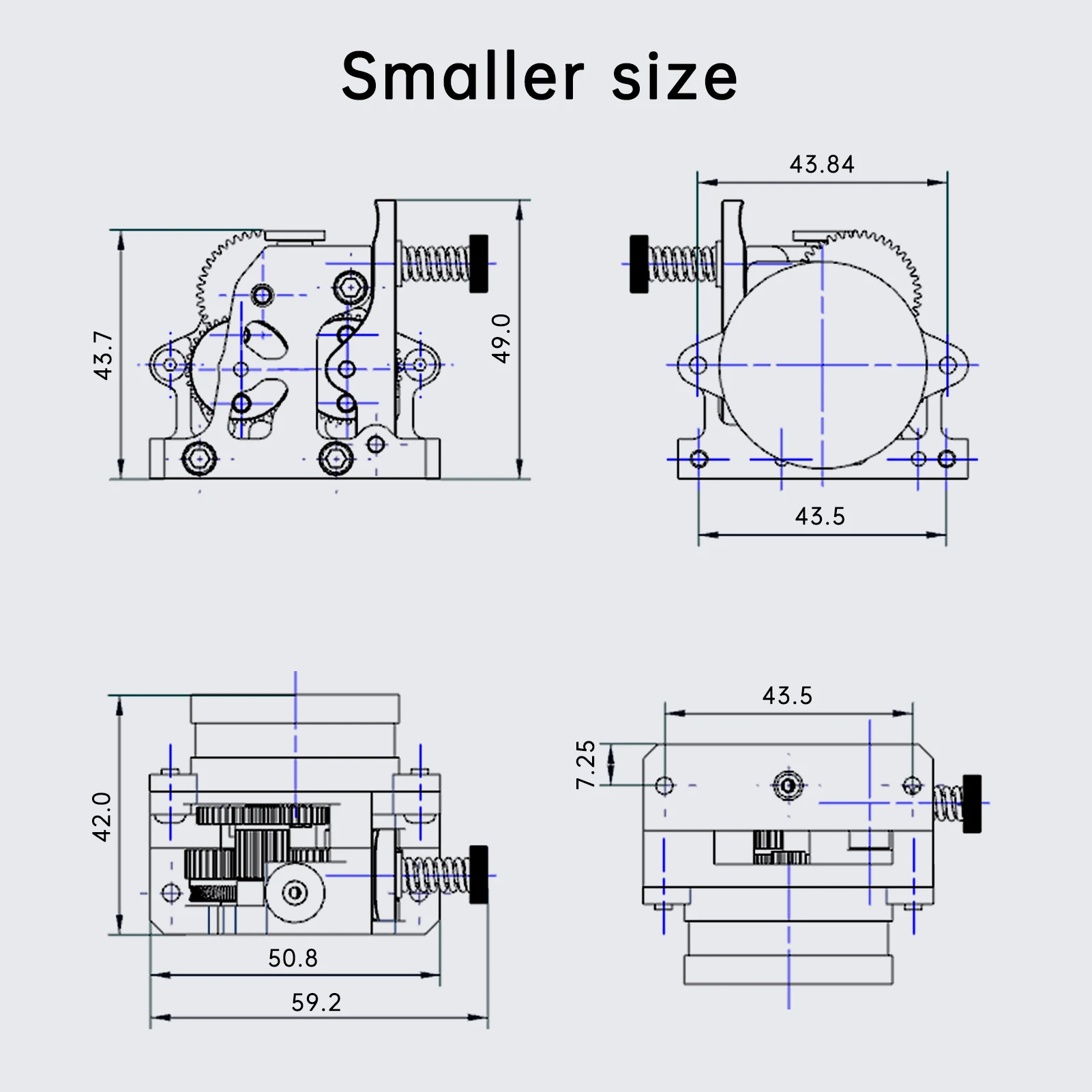 Haldis 3D-Drucker Zubehör Hochwertiger Gehärteter Stahl HGX-LITE-Extruder-Getriebesatz, Kompatibel mit Ender-3/Ender-3 – Detail 16
