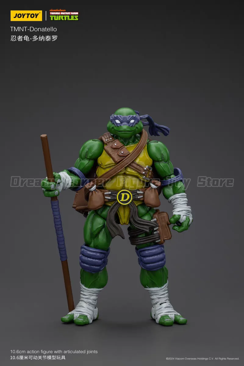 【In Stock】JOYTOY TMNT-Leonardo Raphael Michelangelo Donatello 1/18 Action Figure
