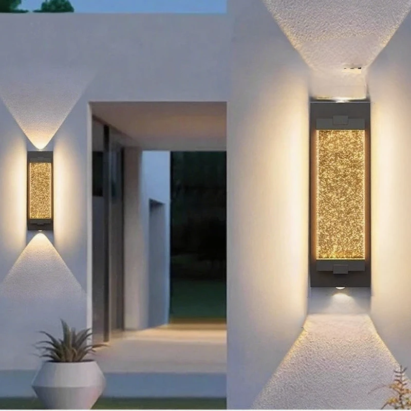 

2025 Luxury Crystal Wall Lamp Ceiling Luster luminaire Nordic Style for Hotel Villas Outdoor Corridor Lighting Decor