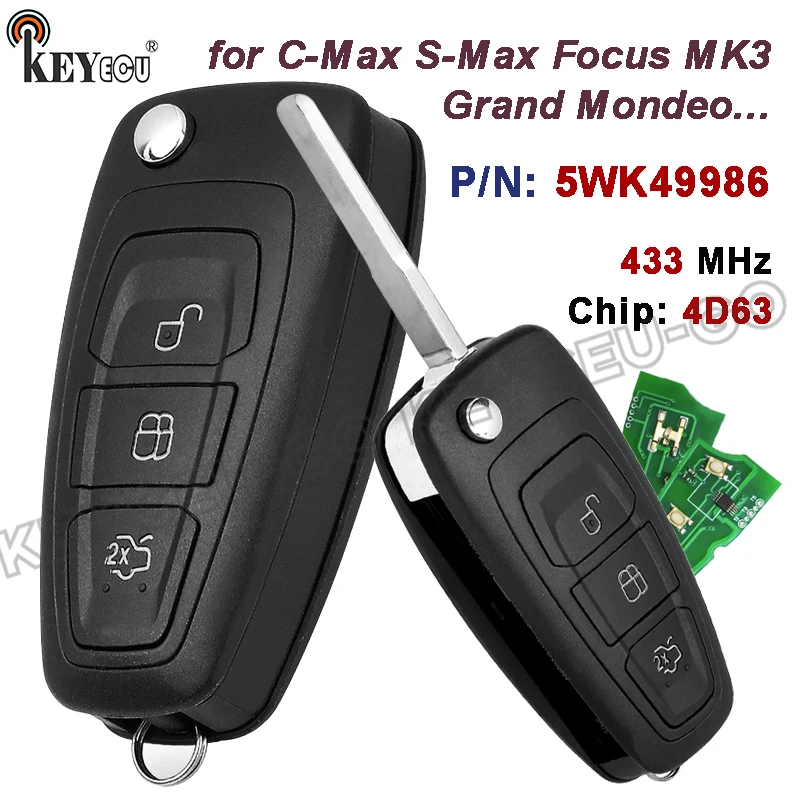 Keyecu 434Mhz 4D63 … - image