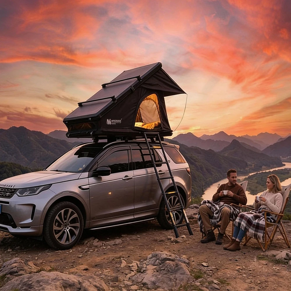 Outdoor Camping Tent - Tenda Atap Keras Aluminium Baru 2026,