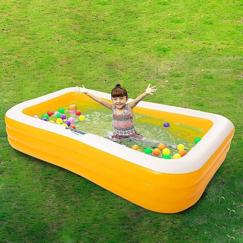 Large Inflatable Swimming Pool Thickened PVC Outdoor Family Backyard Water Play Center for Kids Adults Summer Garden Toy