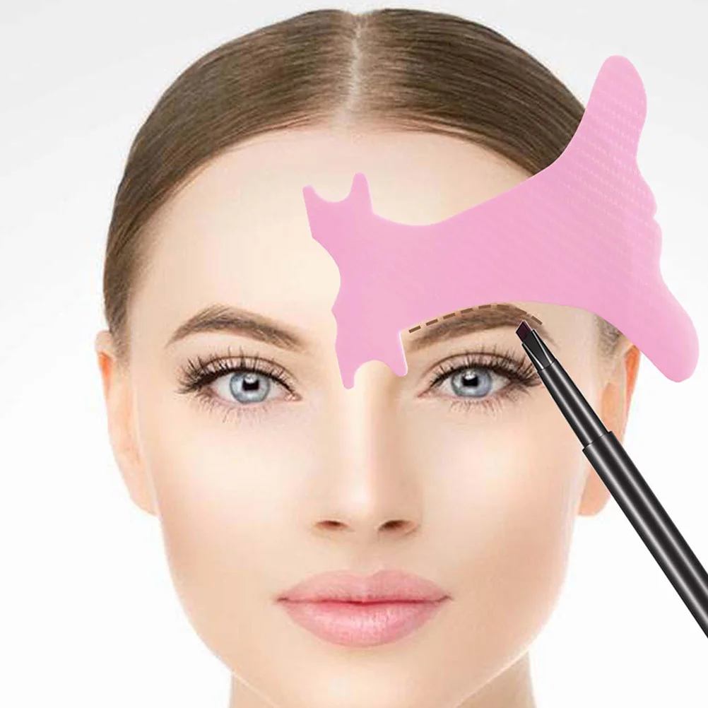 Plantilla de delineador de ojos reutilizable para mujer, plantilla multifunción para cejas y sombra de ojos, guía de fácil aplicación para fiestas impecable