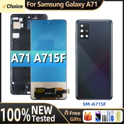 6.7'' Super AMOLED For Samsung Galaxy A71 LCD Display Touch Screen Digitizer Assembly  LCD For SM-A715 A715F Replacement Part