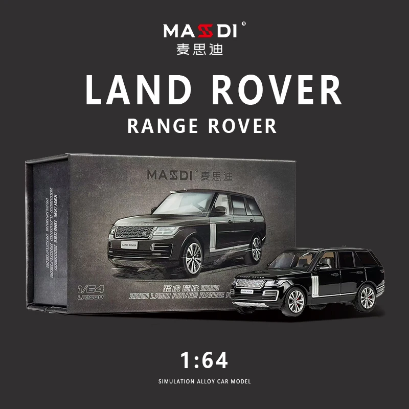 

MASDI 1:64 Land Rover Range Rover 2020, литая под давлением модель автомобиля из сплава для внедорожника, игрушка для мальчиков, коллекционное украшение для взрослых.
