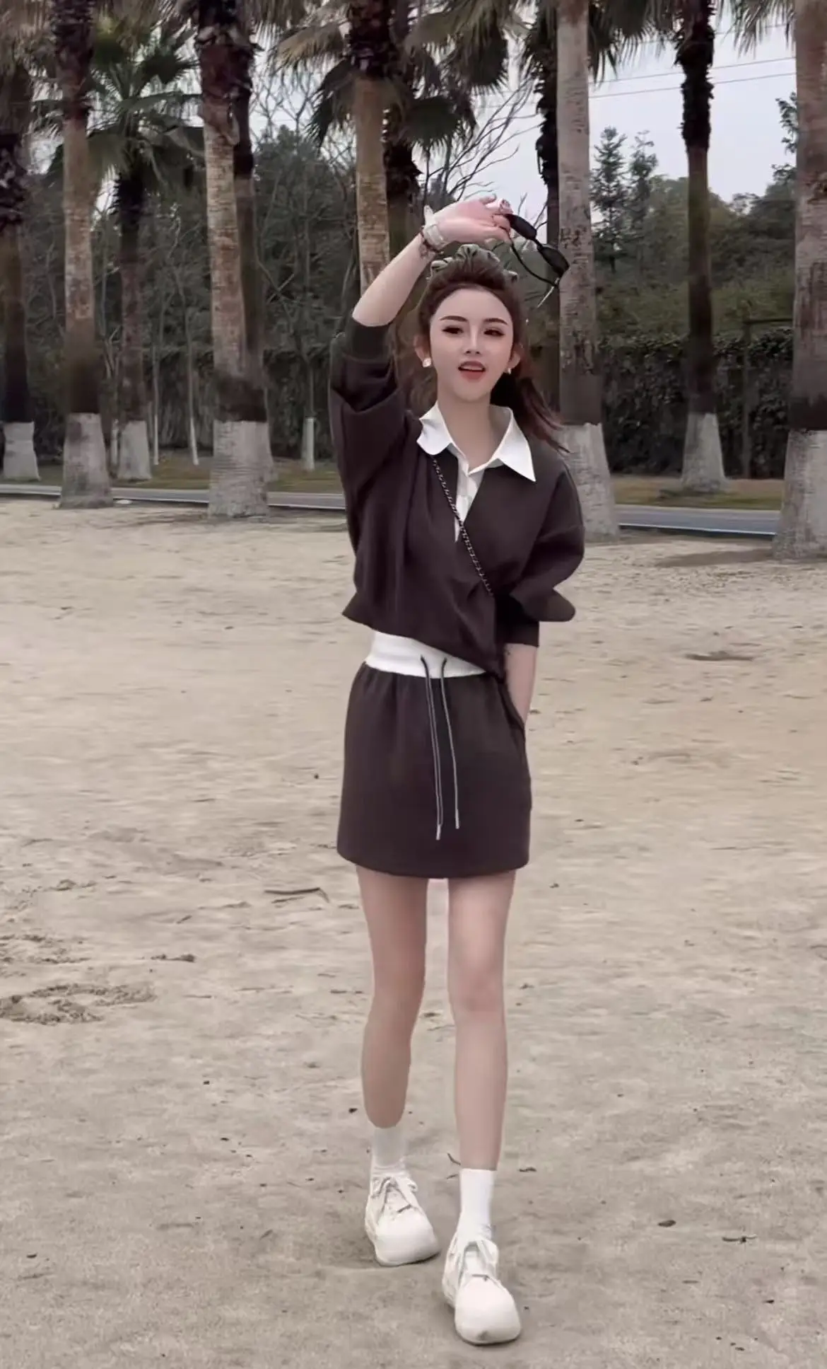 

Учебный дневник за границей: новое поступление весной! Цветной дизайн воротника, повседневный стиль колледжа, простой комплект свитера