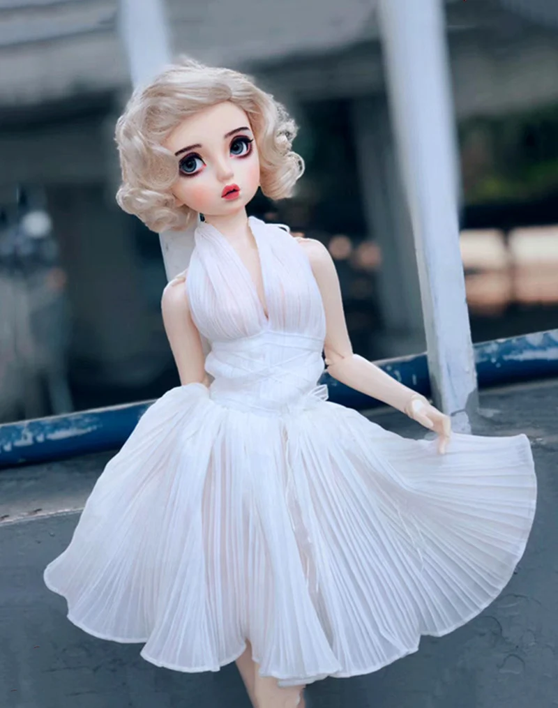 

Barbi OB27 1/6 Figure Doll 1/4 1/3 Scale BJD Wedding Dress For BJD/SD YOSD MSD SD13 EID Big Girl Clothes Accessories A1467