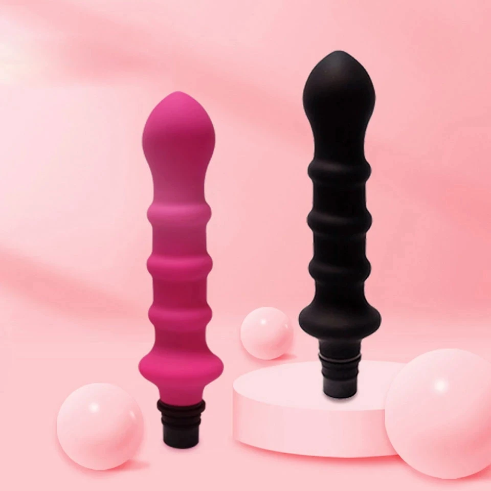 Vibrator Sex Machine Fascia Gun Massage Attachements Head to Silicone Dildo Sex Toys For Men Women Vibrators Penis Masturbation