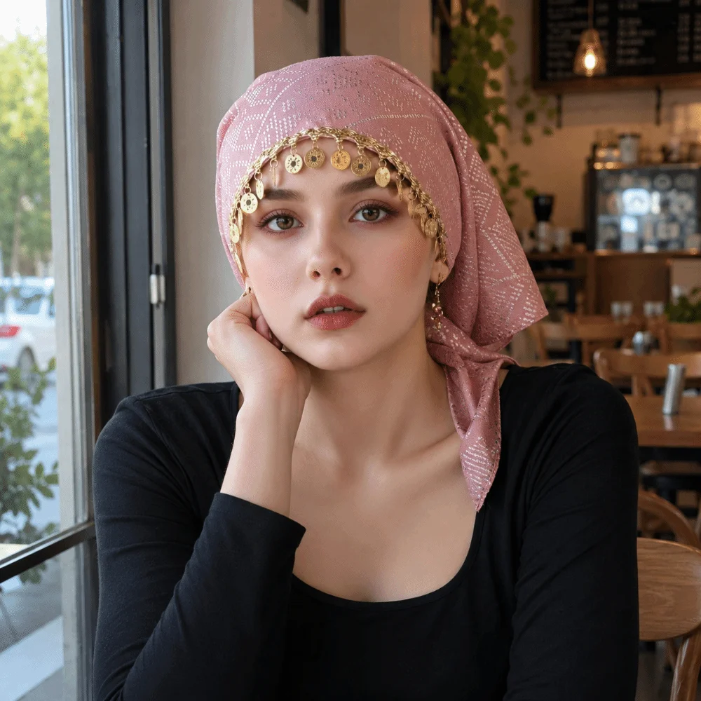 lenco-triangular-de-poliester-com-estampa-floral-e-lantejoulas-douradas-hijab-leve-e-respiravel-turbante-elegante-para-mulheres