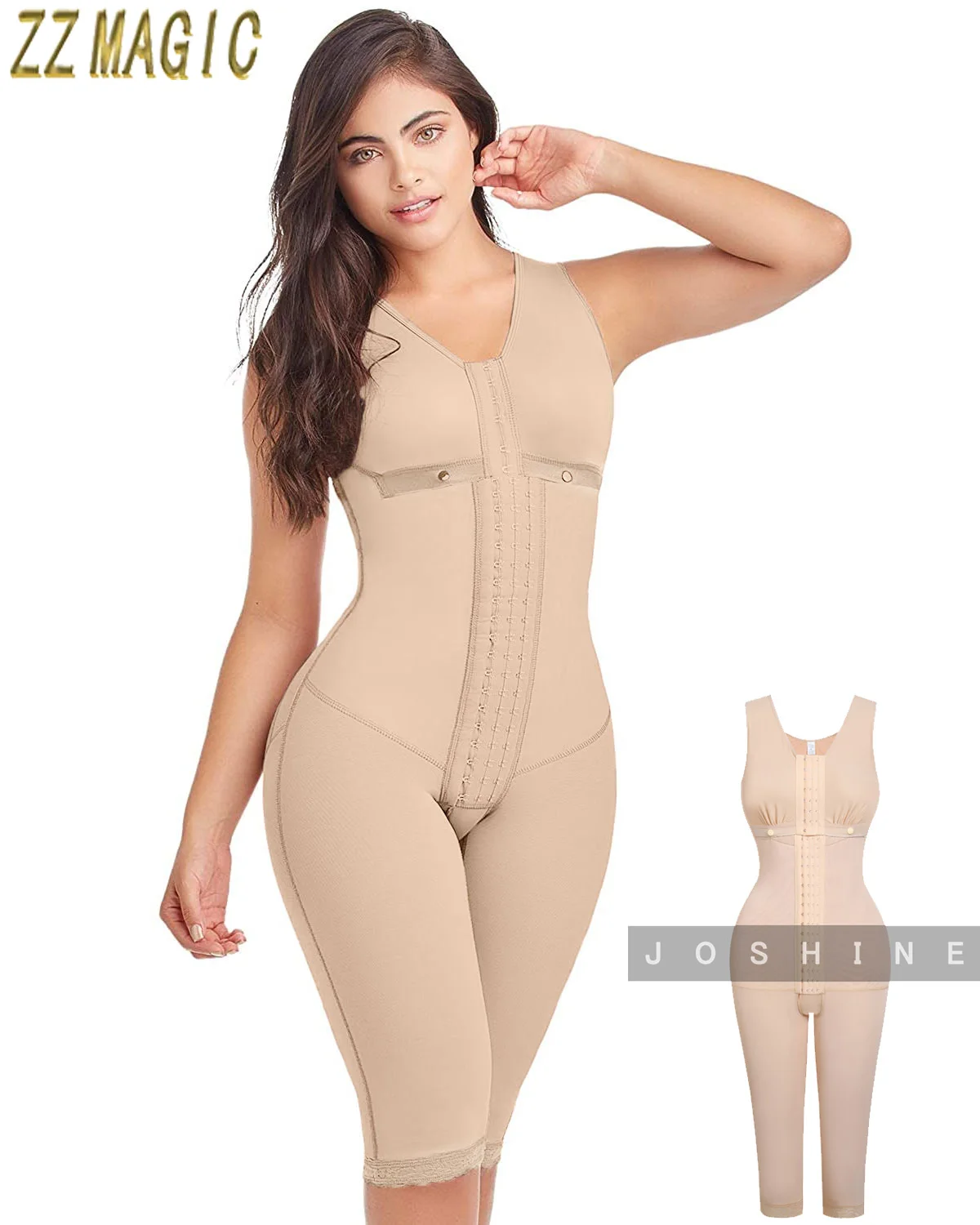 

Fajas Colombianas Girdles High Compression Shapewear Post Liposuction BBl Women's Body Shaper Belly Slimming Bodysuits