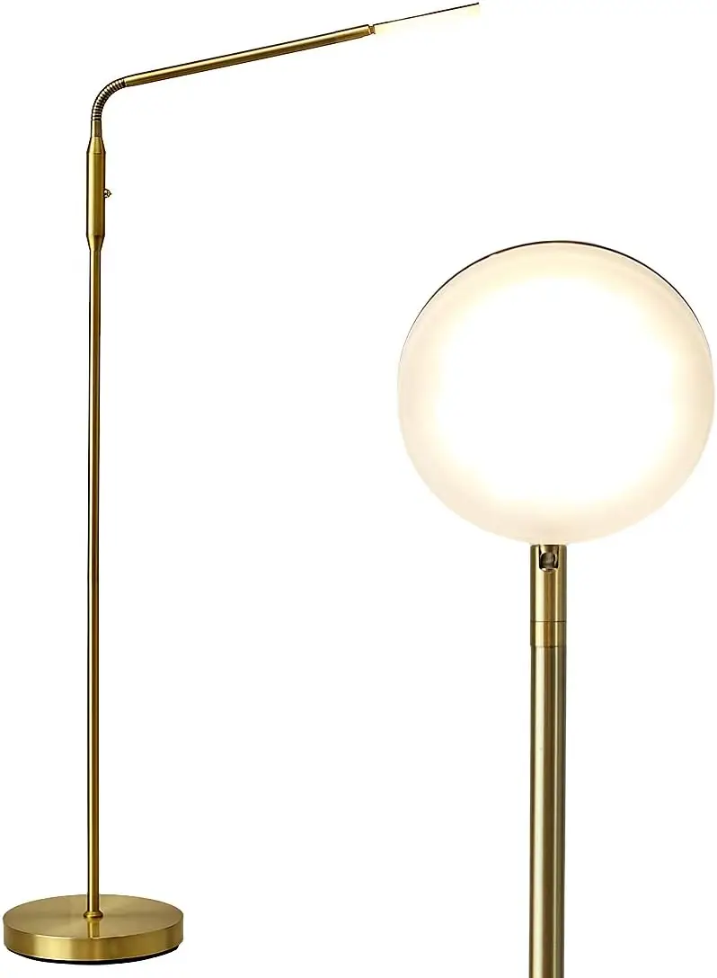 

O’Bright Moon - Dimmable Led Floor Lamp, Adjustable Color Temperature For Bedside Reading, Work Light, Art/Crafting Light,