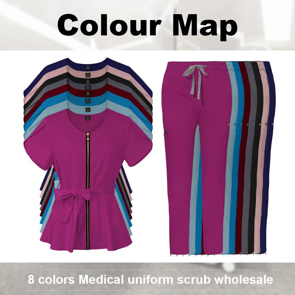 Uniforme de Spa para salón de belleza para cosmetólogo, conjunto de uniforme de belleza para el trabajo, para técnico de baño de pies