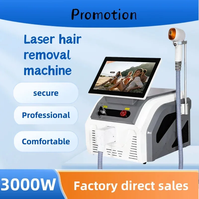 2026 3000W Diode 755 808 1064nm 940nm 4 Wavelength  Ice Titanium Laser Machine Body Hair Removal Equipment