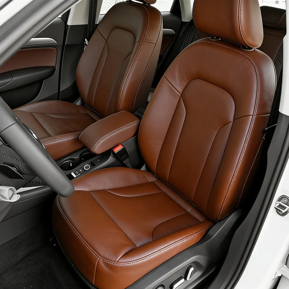 

Car Special Seat Cover For Audi Q3 2017 2018 PU Leather Seat Cushion Full Surrounded Car Seat Covers Interior Accessories