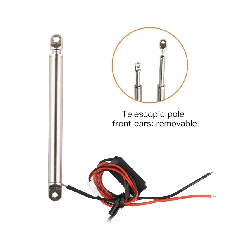

145*8mm Small Dc Motor Waterproof 304 Stainless Electric Push Rod Telescopic Linear Actuators for DIY Model Accessories