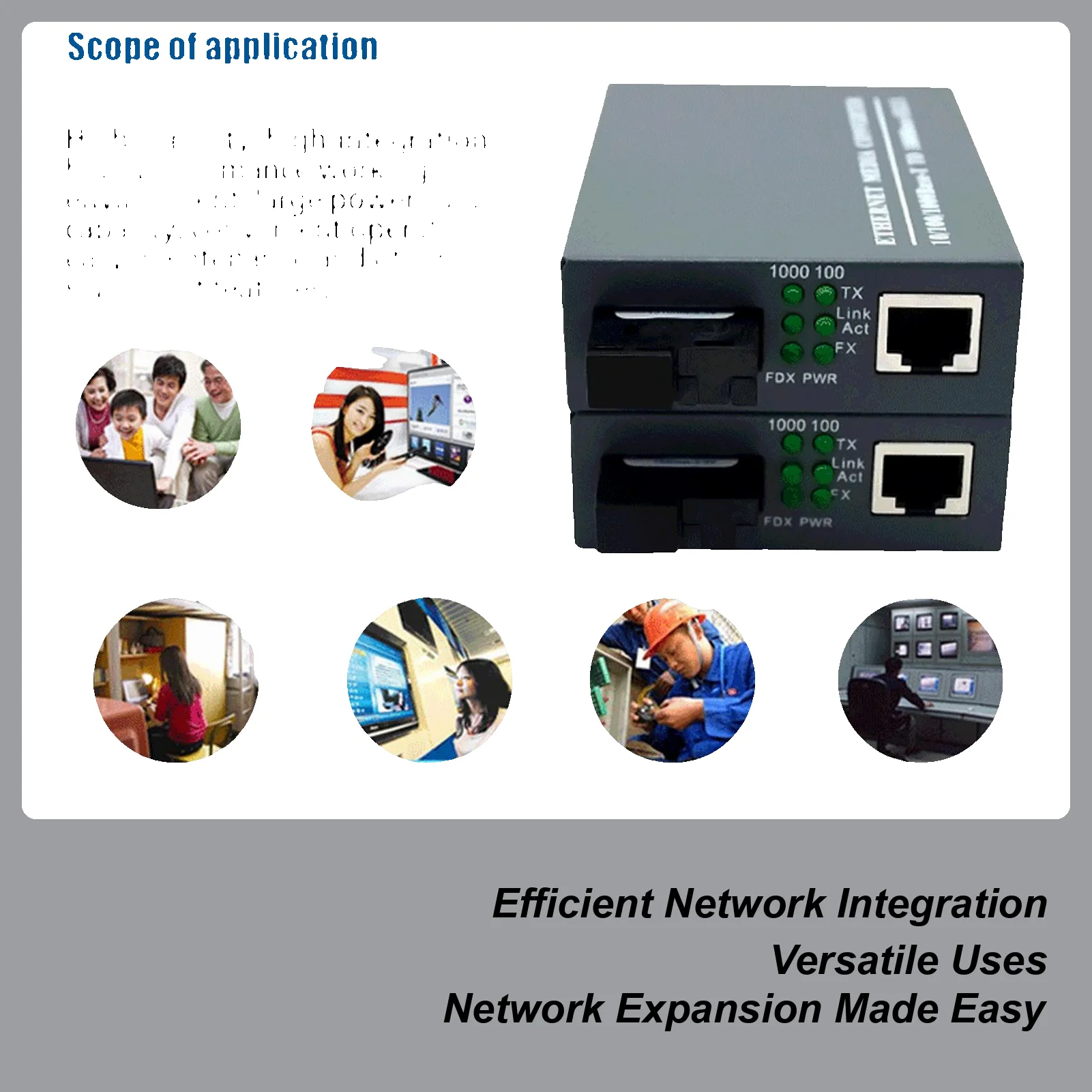 HTB-GS-03 2pcs Gigabit Single Mode Converter Fiber Media Converter LC Transceiver Module Mini Auto Sensing Gigabit
