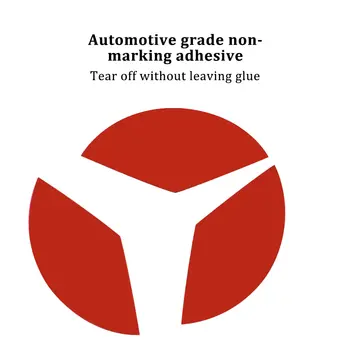 適用於賓士CLA GLA新款CE級(16-19款)的碳纖維紅色方向盤裝飾貼紙,附安全氣囊蓋,內裝配件 8 最佳銷售 Argos方向盤套 - №3