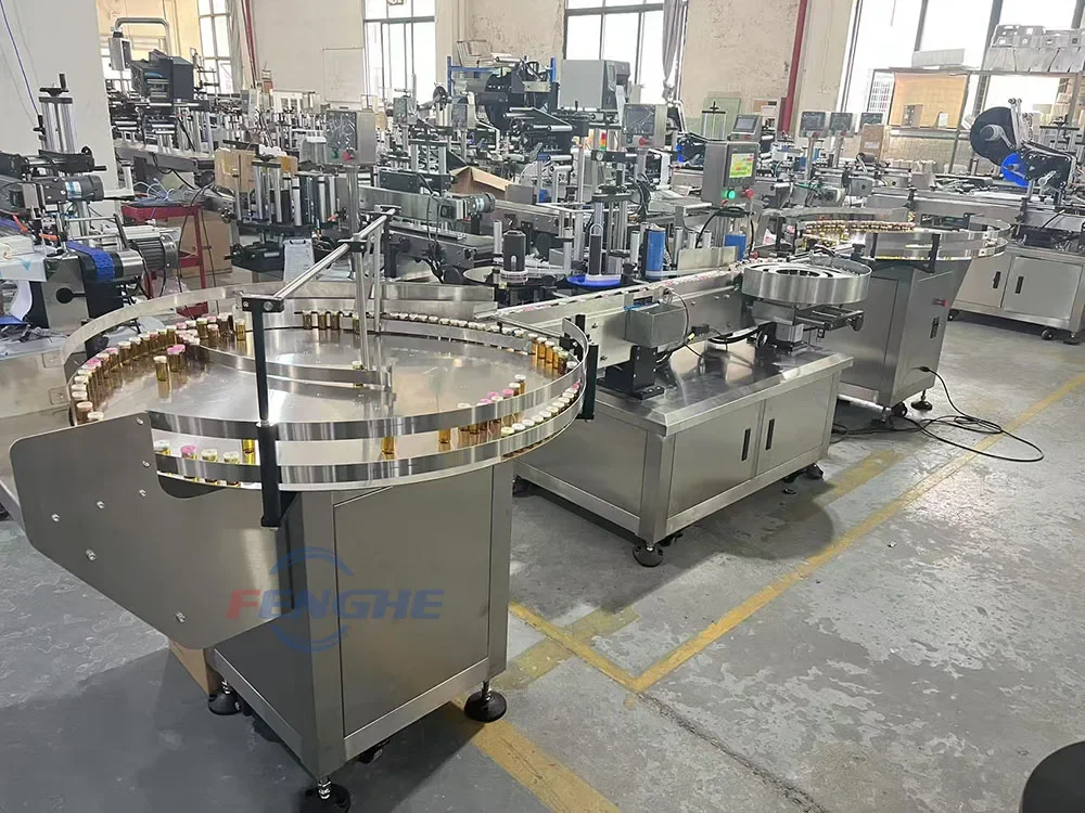 Stainless Steel Glass Plastic Bottles Cans Unscramber Sorting Table Vials Collecting Storing Table Packaging Machine