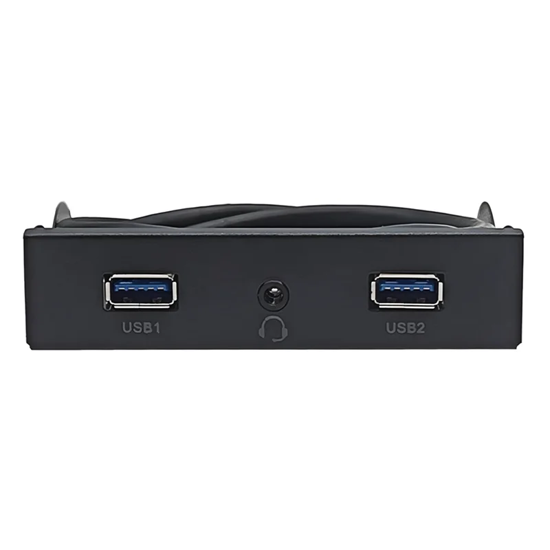 

USB3.2 Gen1 Floppy Drive Front Panel HD-AUDIO Audio 3.5-Inch Desktop Floppy Bay 19Pin To 2Port USB-A And Headset Socket