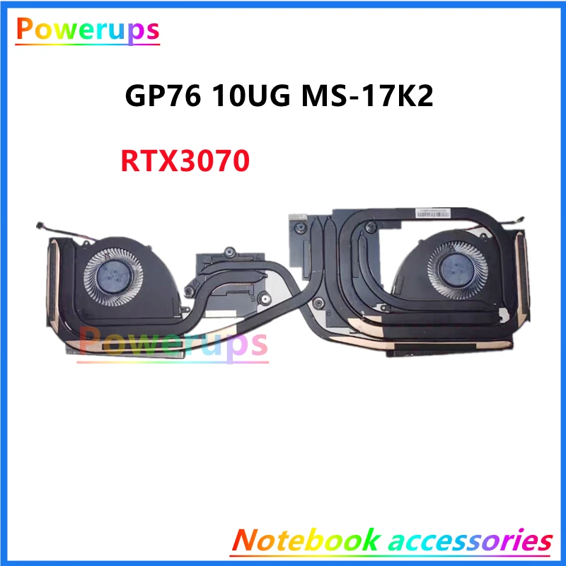 New Laptop CPU/GPU Cooler Heatsink&Fan For MSI Raider GE76 Vector GP76 Leopard 10UG 11UH 11UG 12UH MS-17K2 17K3 17K4 RTX30