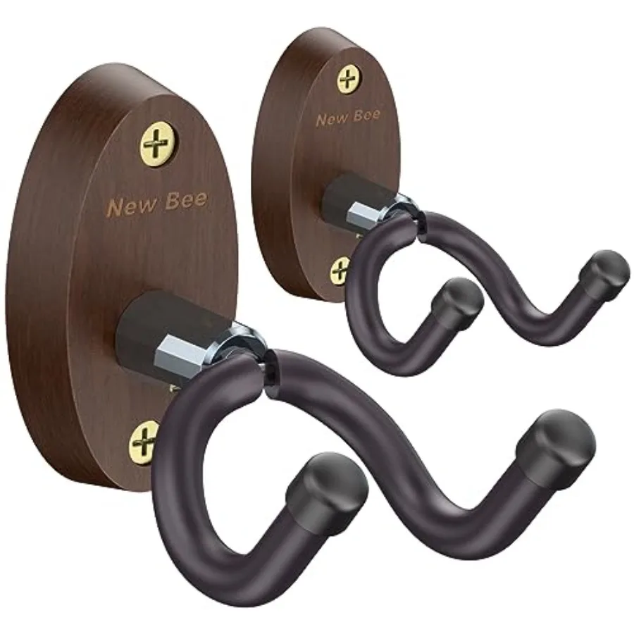 

Настенный держатель для гитары с креплением на винтах, подходит для укулеле, бас-гитары, мандолины, банджо всех размеров, черный металлический кронштейн-подставка для инструмента