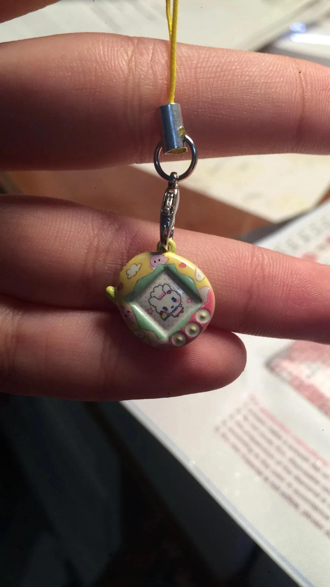  Miniatur-Tamagotchi-Modell-Anhänger, Kawaii Mini-Legierungs-Schlüsselanhänger für Handy oder Miniaturpuppen, DIY-Dekoration – Detail 4