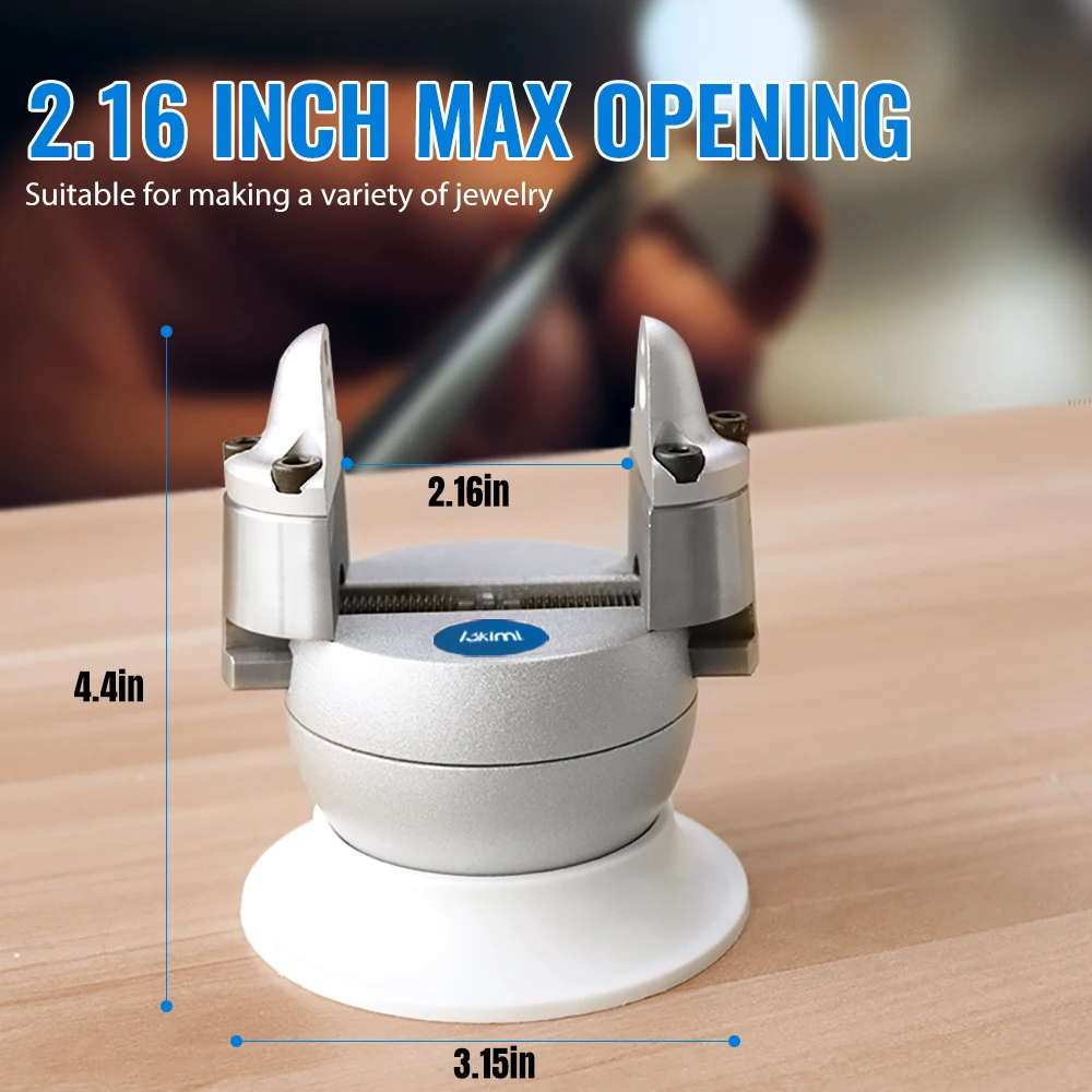 2kg Jewelry Mini Engraving Block Vise Ball Metal Ring Holder Microblock Engraver Attachment  Hand Making Tools Set LA-A04C