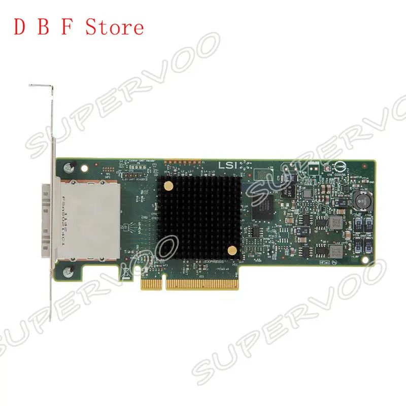 

SAS 9207-8e 6Gb/s PCIe 3.0 SAS+SATA HBA Controller