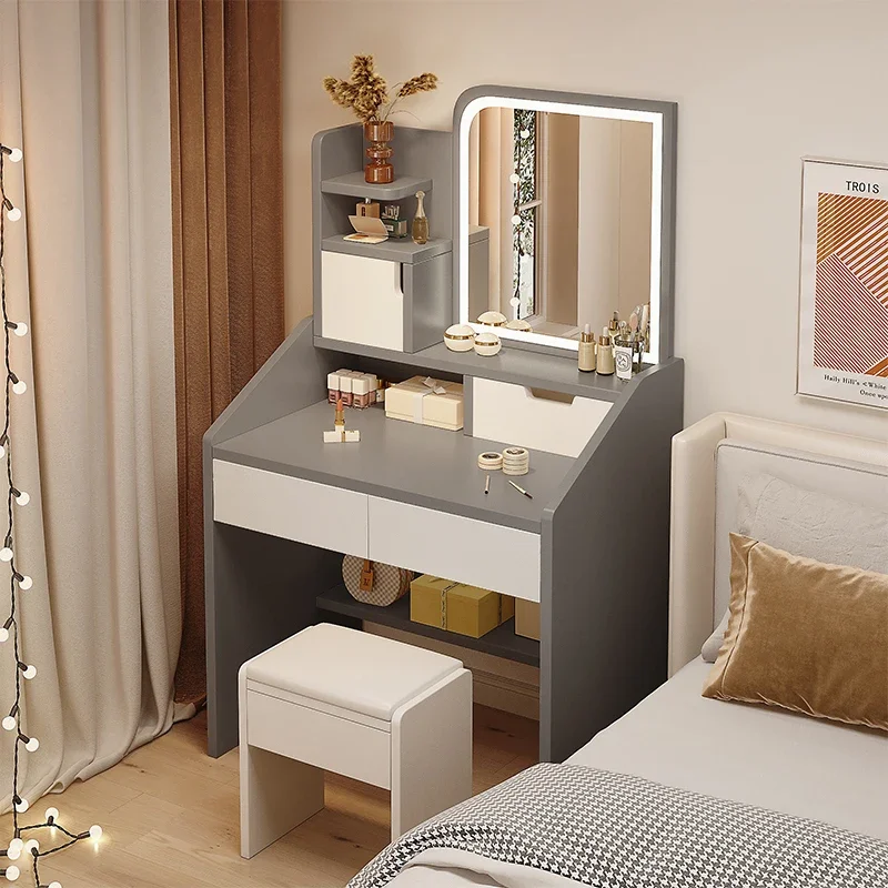 

Multifunctional Makeup Light Dressing Tables Organiser Multifunction Wardrobe Makeup Tocador Maquillaje Bedroom Furniturebig