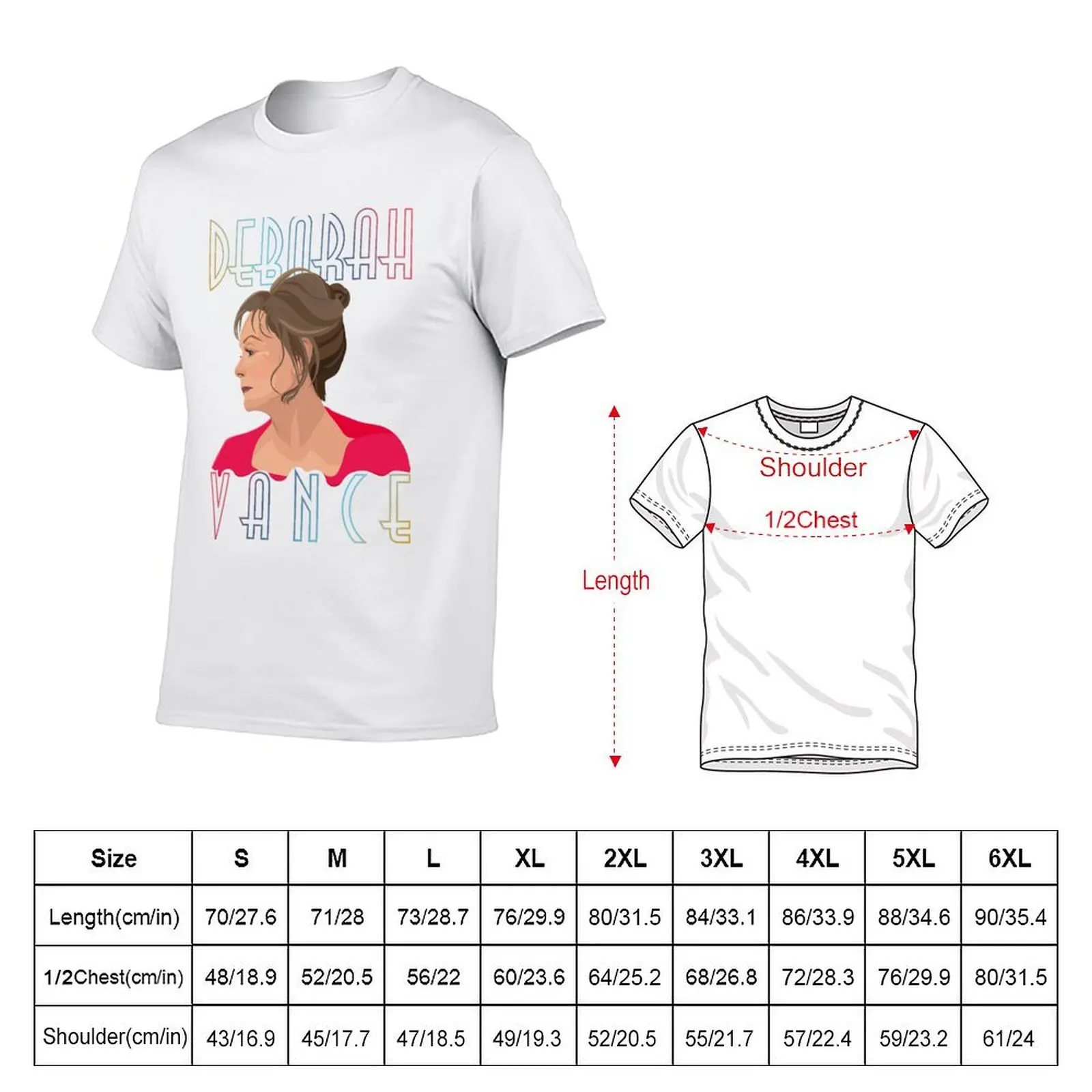 Deborah Vance's Profile T-Shirt t shirts for man graphic vintage funny t shirts man T-Shirt