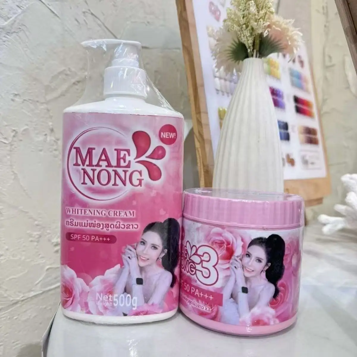 100g/500g Thailand MAE NONG  Body Lotion  Fragrant Cream Deep Moisture for Smooth Silky Skin