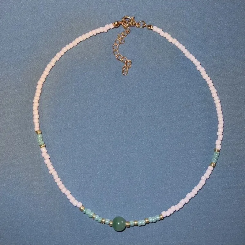Elegant Boho-Chic Handcrafted Beaded Pendant Necklace for Women Party Occasions Jewelry Accessories Gifts - view 6