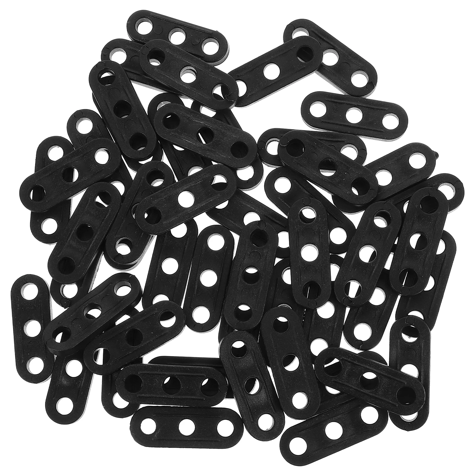 

50pcs Tent Rope Adjusters Heavy Duty Plastic Buckles Outdoor Tarp Clips Reusable Fasteners Wind Rope Tensioners Cord Accessories