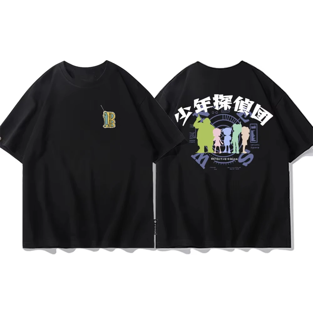 Men's Detective Conan Cotton T-Shirt, Summer Style