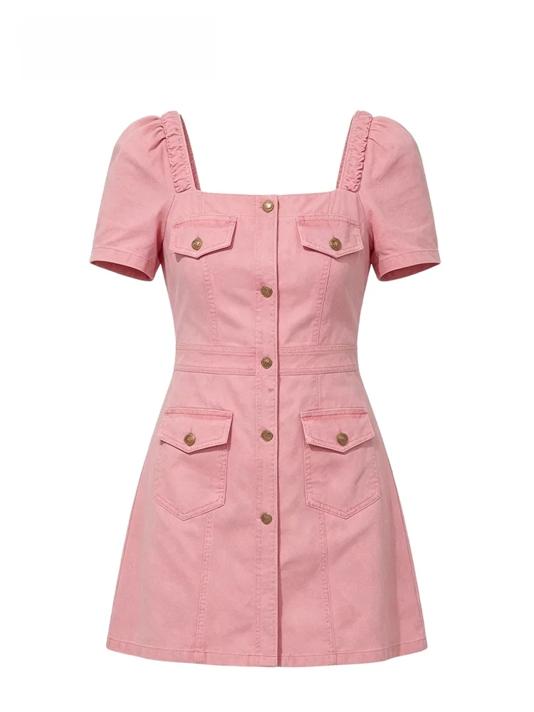 

Casual Chic plus Size Women's Dress Summer New Style Flattering Slimming Casual Skirt Trendy A-Line Dress with Pockets