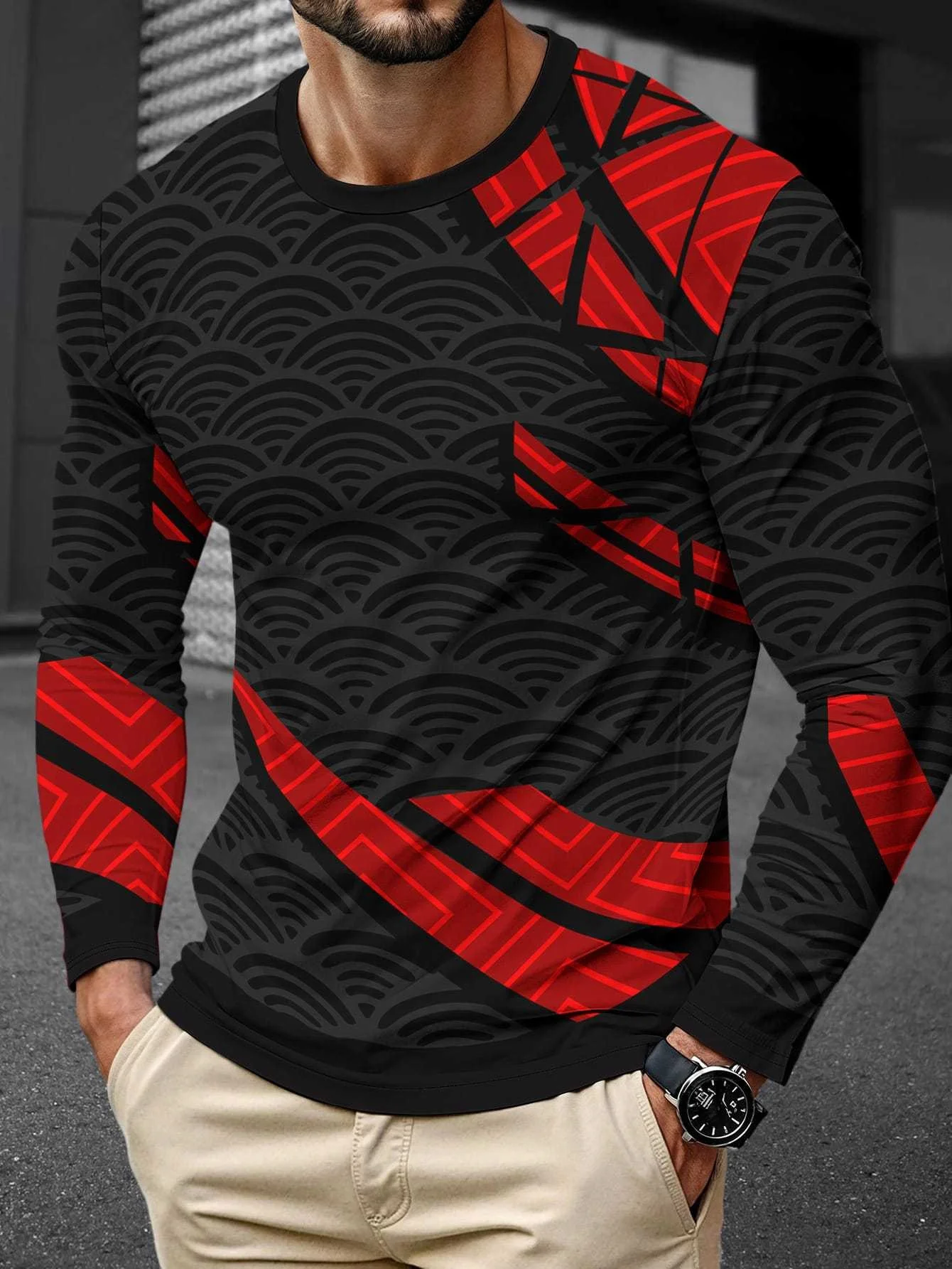 

Новая мужская футболка с 3D длинным рукавом с рождественским принтом черепа, быстросохнущий дышащий топ, спортивная тренировочная одежда для мотоциклов, нижняя рубашка