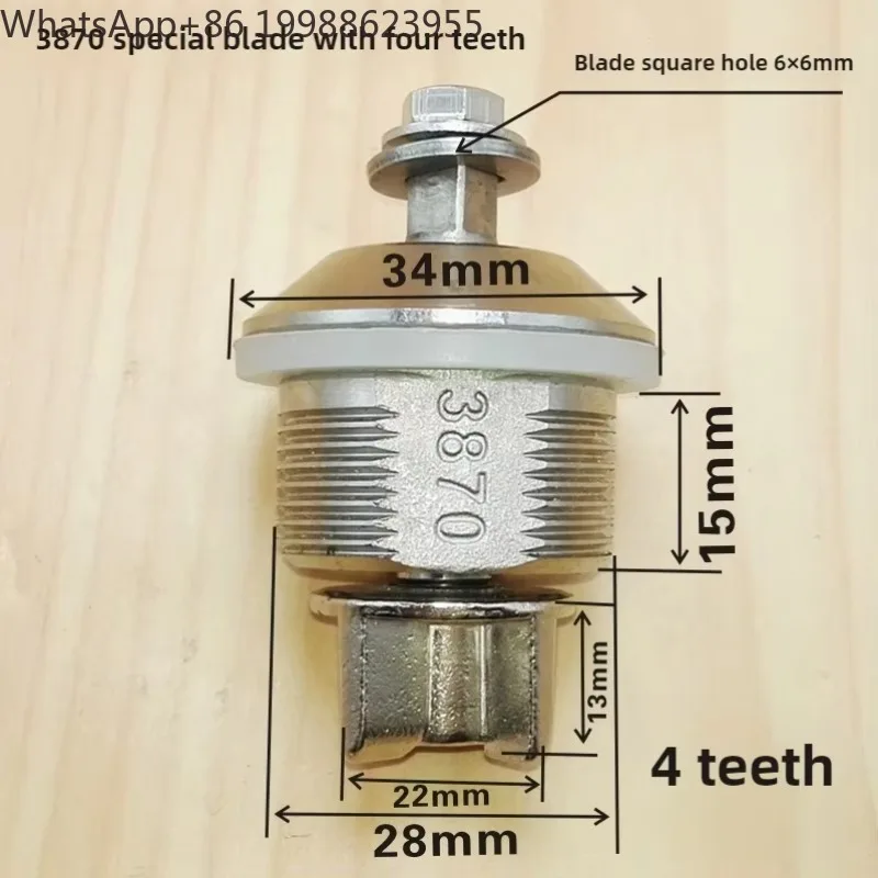 Suitable for 5L smoothie machine accessories, four-tooth cutter head for wall-breaking cooking machine, universal for 3870