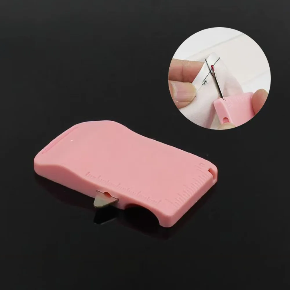 Adjustable Magnetic Sewing Track Built-In Seam Ripper with Measurement Anti-Curling Positioning Tool Seam Guide