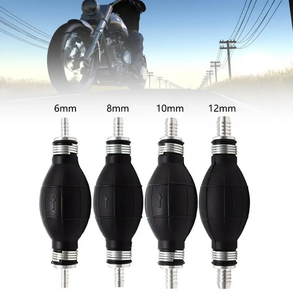 

6/8/10/12mm Fuel Pump Rubber Manual Liquid Oil Transfer Pump Petrol Diesel Hand Primer Bulb for Car Marine Outboard
