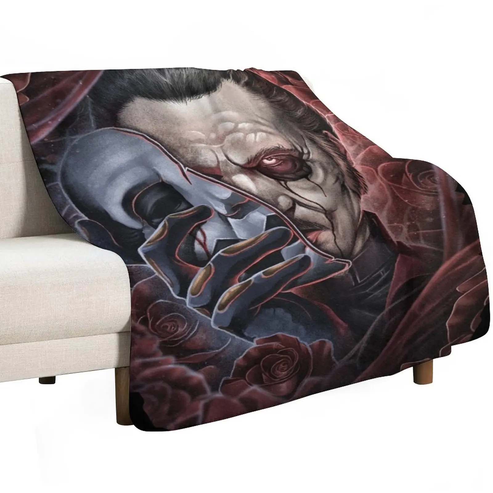 Masquerade - Cardinal Copia Throw Blanket Soft Travel Retros Warm anime Decorative Sofas Blankets